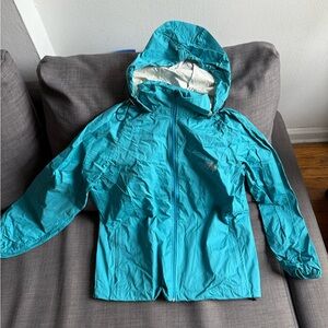North Face Blue Hooded Jacket